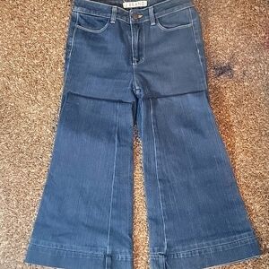 Chic Wide-Leg Denim Pants